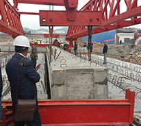 參建的四川通江縣張家梁大橋項目