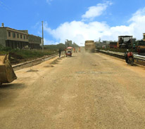 四川夾江項目瀝青攤鋪-1